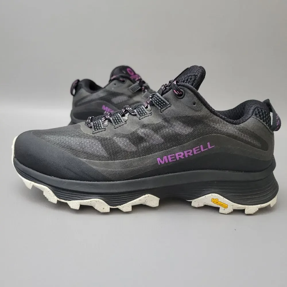 Merrell MOAB Speed GTX Womens Size 7 Gore-tex Hiking Shoes Gym Workout Black